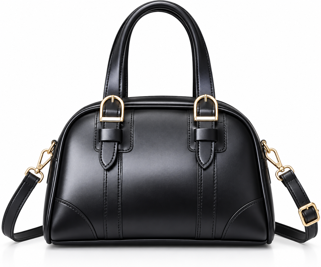 Sac à Main Femme Élégant en Simili Cuir Noir – Chic & Intemporel