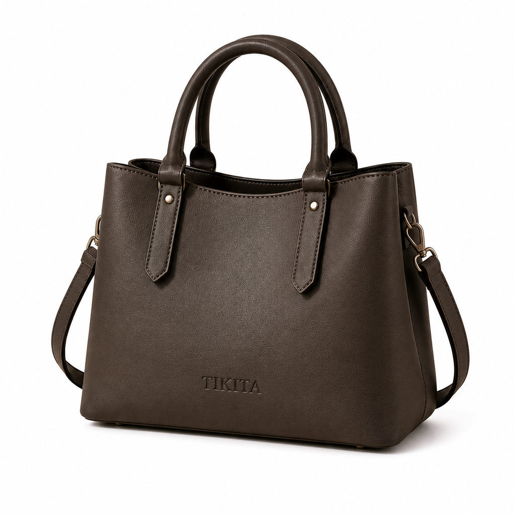 Sac à main zippé - Bordeaux