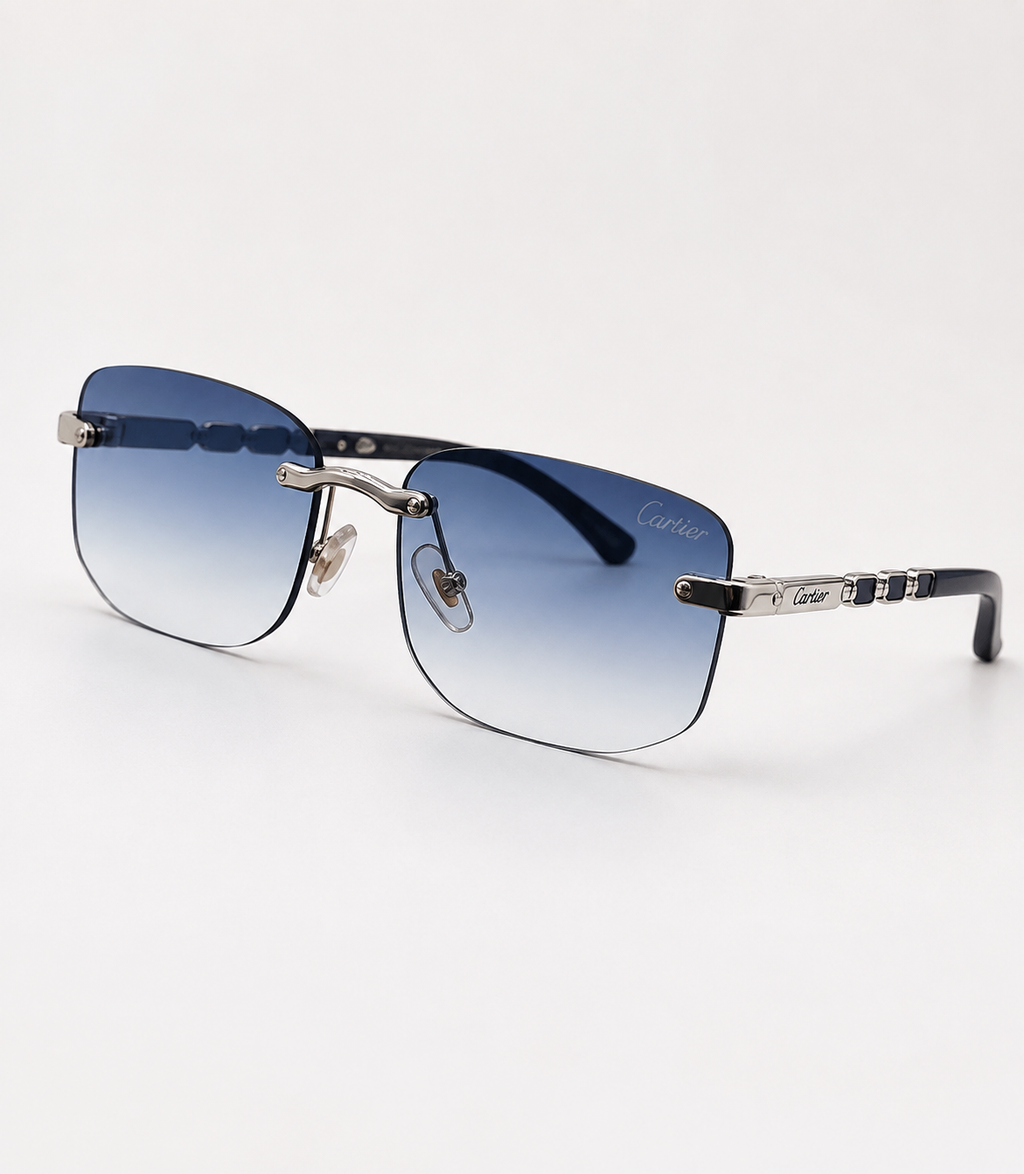 CARTIER Bleu Dégradé Argent