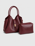 Sac à main élégant 2 en 1 avec pochette assortie