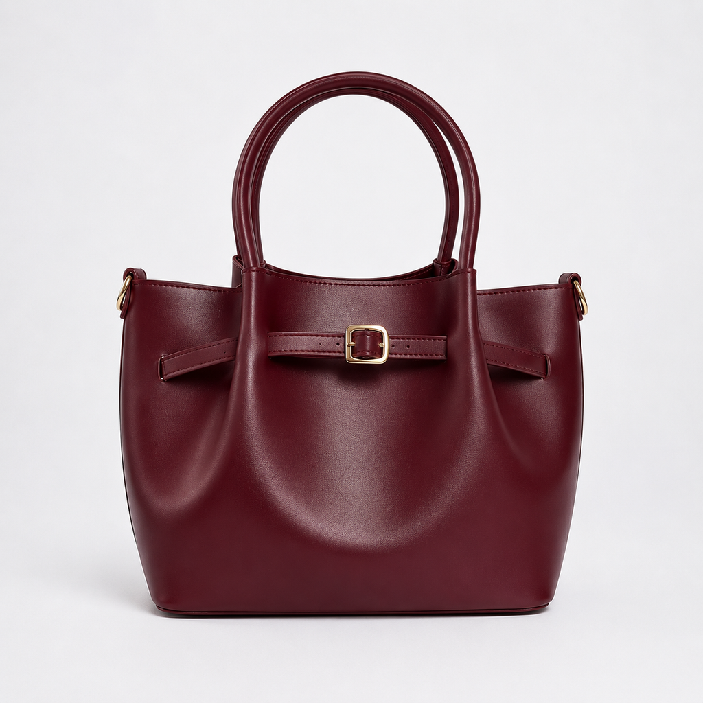 Sac à main élégant avec boucle décorative