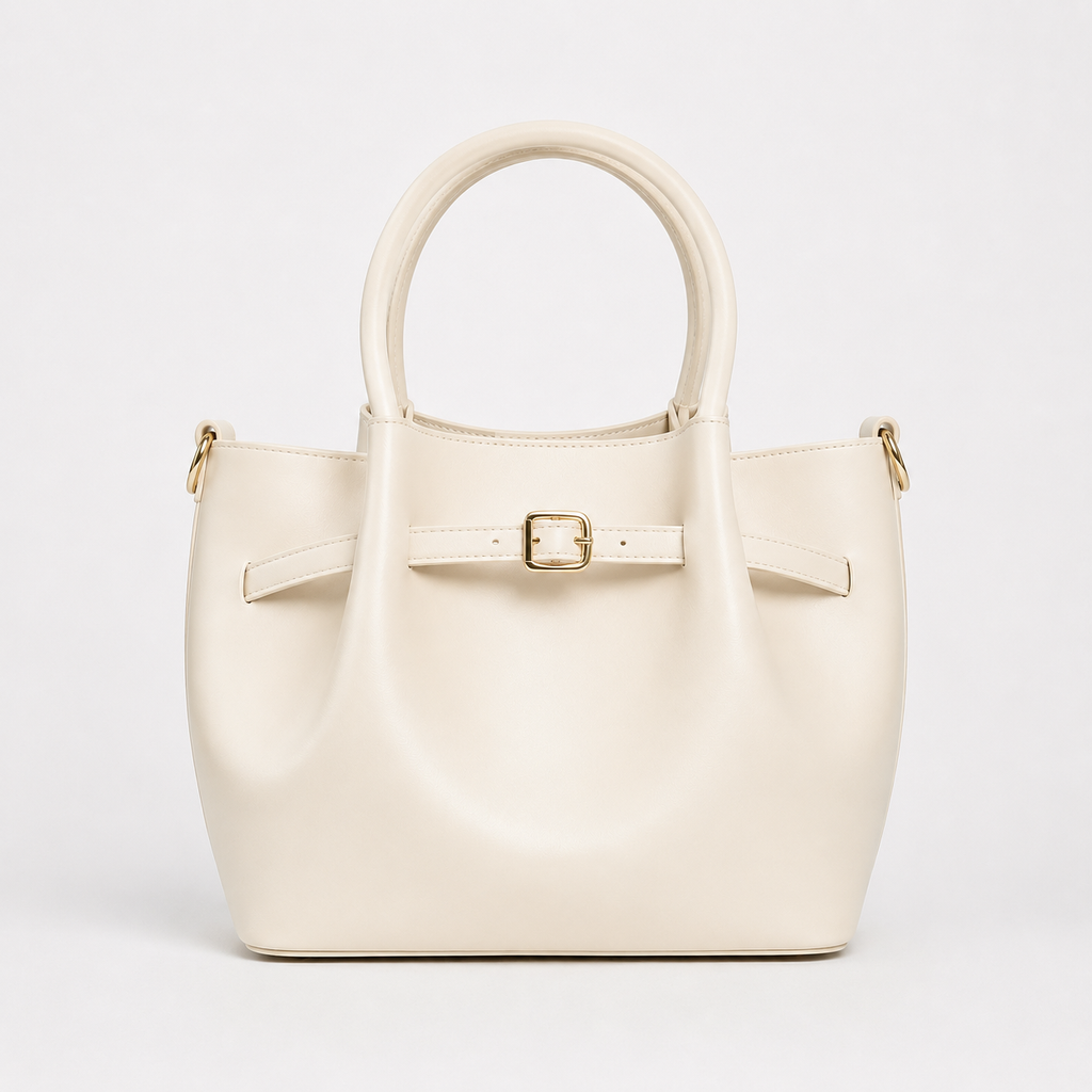 Sac à main élégant avec boucle décorative