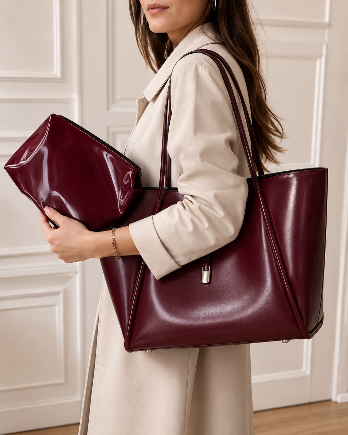 Sac Élégance avec Trousse Assortie