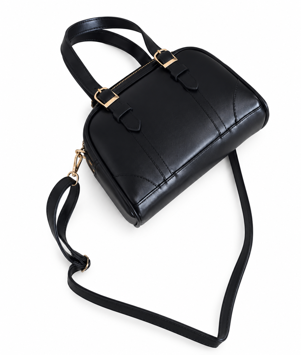 Sac à Main Femme Élégant en Simili Cuir Noir – Chic & Intemporel
