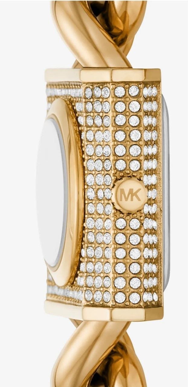 MICHAEL KORS -Montre bracelet chaîne Dorée