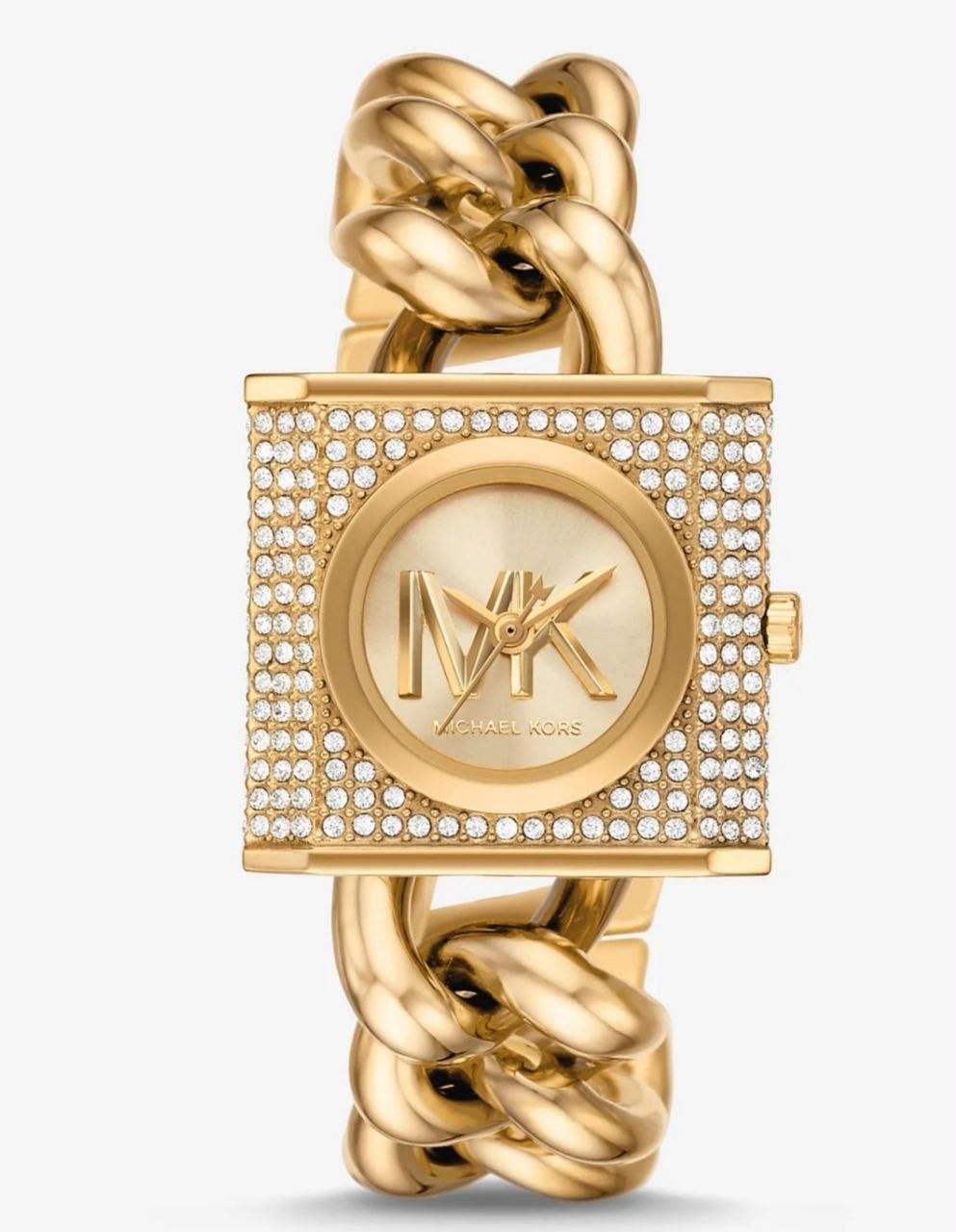 MICHAEL KORS -Montre bracelet chaîne Dorée