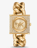 MICHAEL KORS -Montre bracelet chaîne Dorée