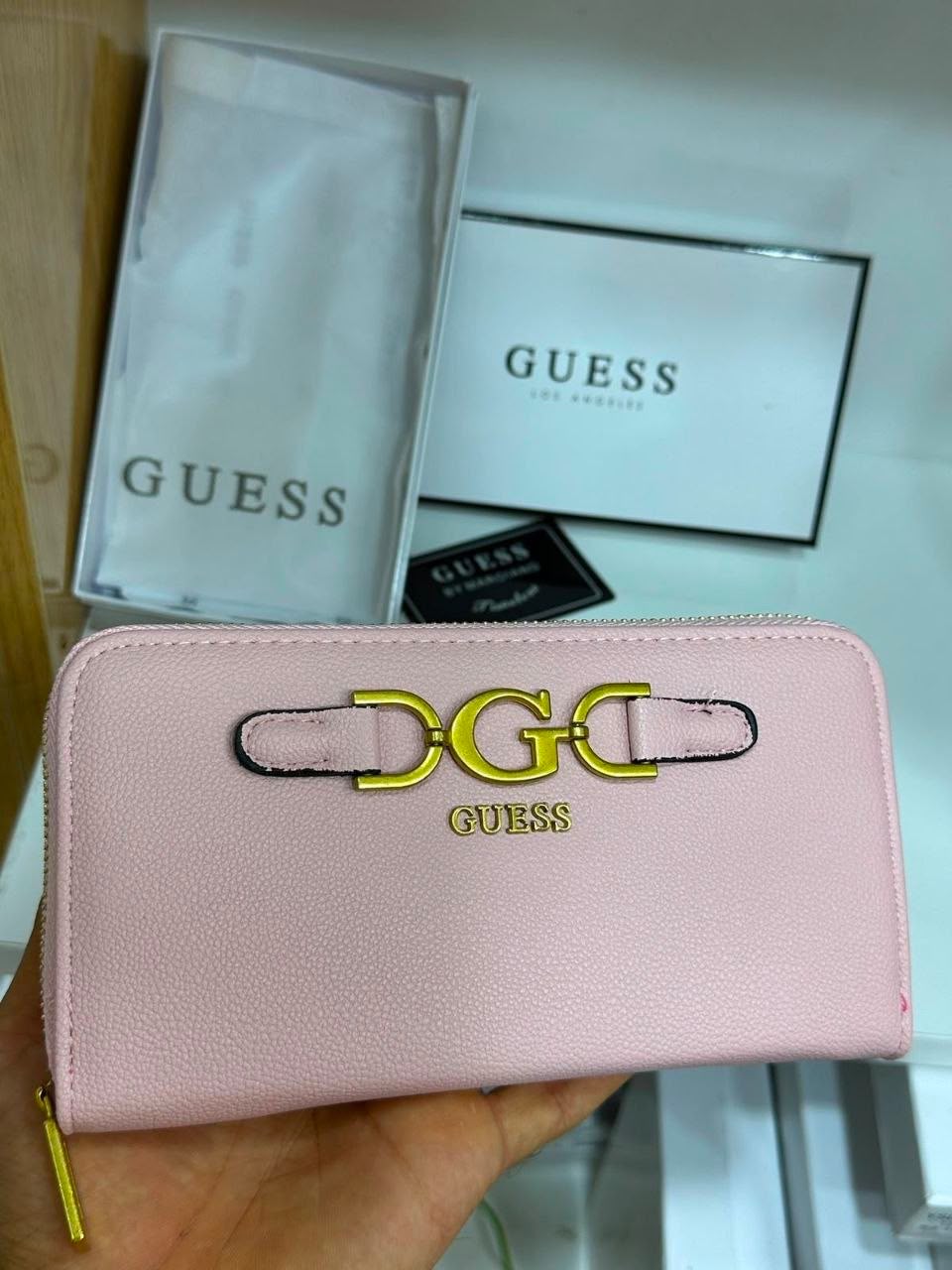 Portefeuille Guess Rose Élégance