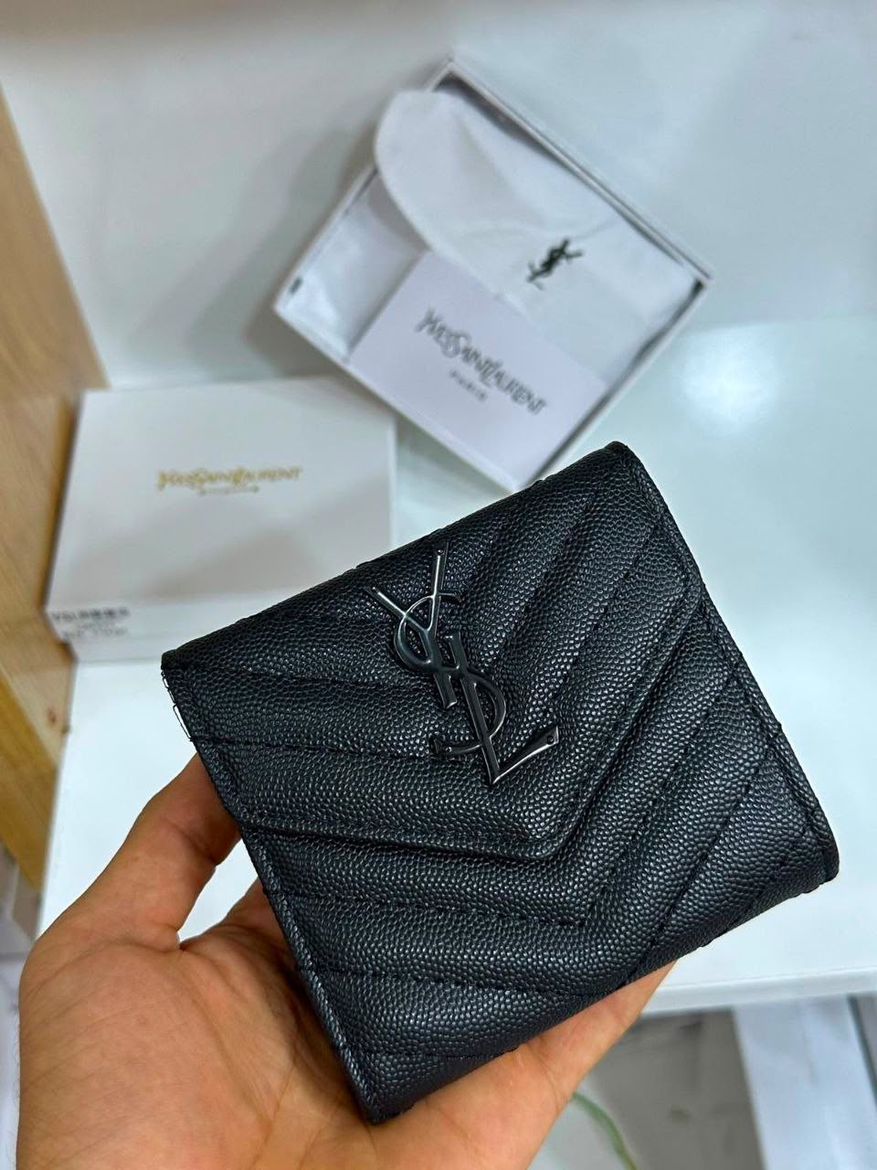 Portefeuille Saint Laurent  Matelassé
