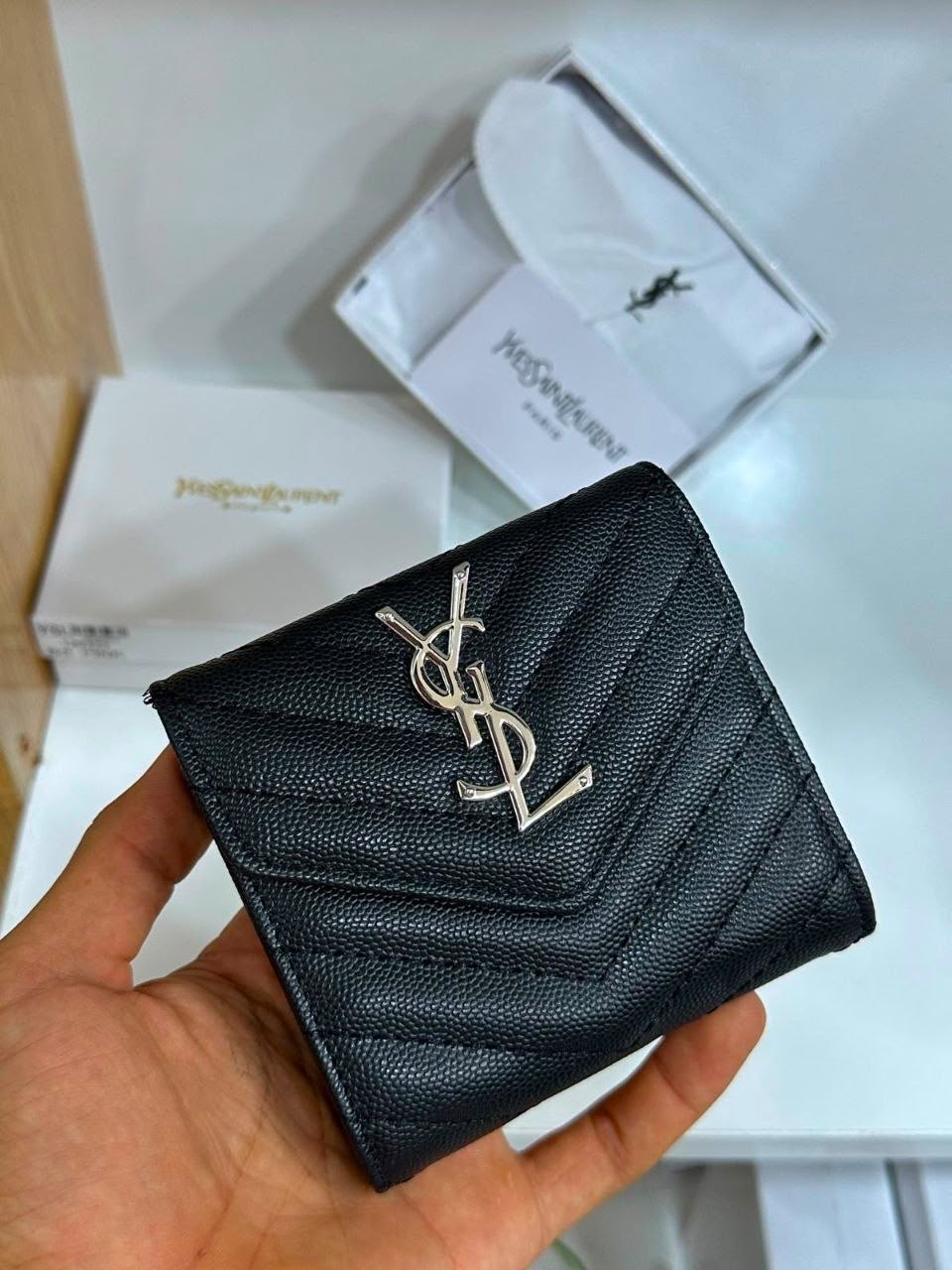 Portefeuille Saint Laurent  Matelassé
