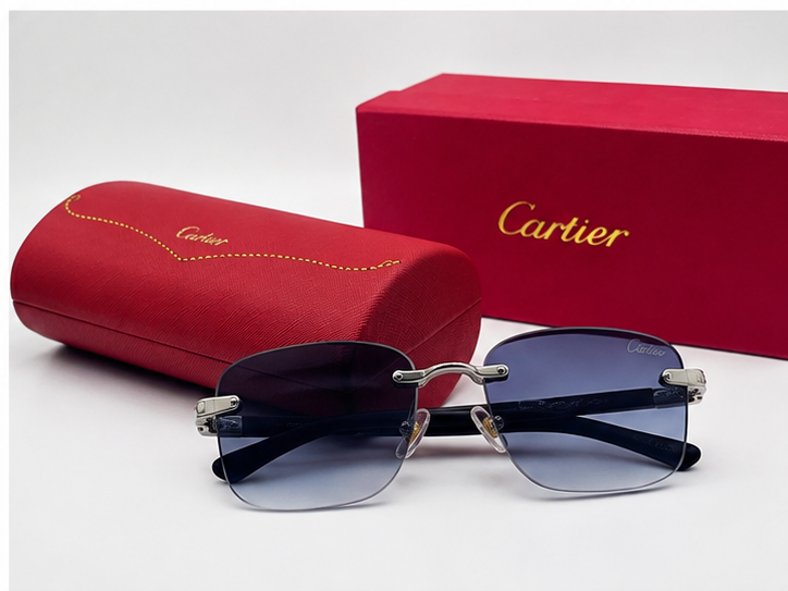 CARTIER Bleu Dégradé Argent
