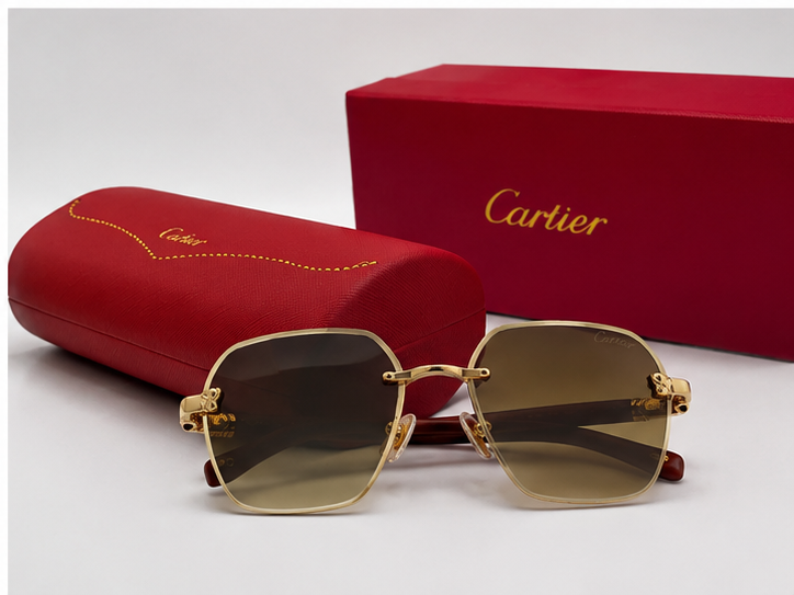 CARTIER Brown Gold – Monture Luxe