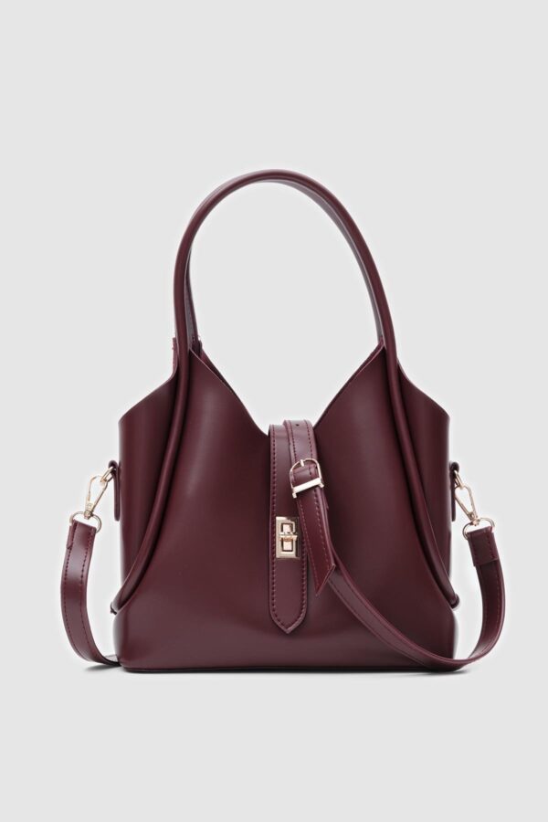 Sac à main élégant 2 en 1 avec pochette assortie