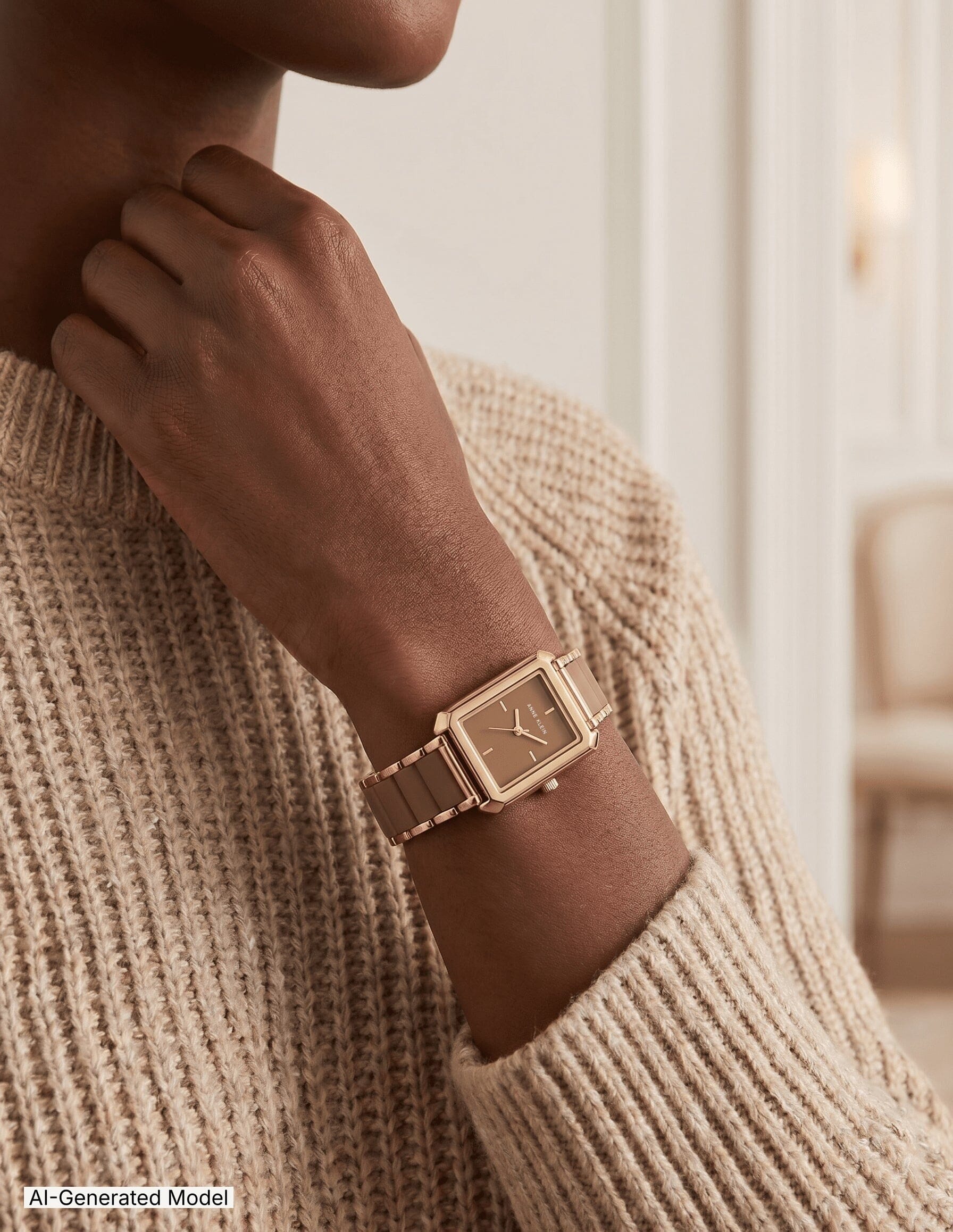 Rectangular Silicone Bracelet Watch